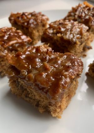 A picture of Queen Elizabeth Cake (with Dates and Coconut).
