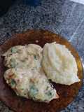 Suprema de pollo con Crema de verdeo