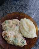 Suprema de pollo con Crema de verdeo