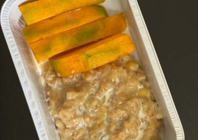 Mango sticky oat (menu diet)
