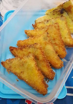 Foto resep Roti bakar isi coklat keju