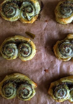 A picture of Za’atar palmiers.