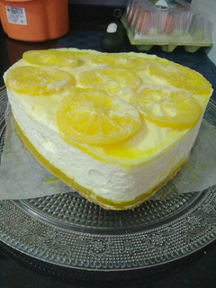Una foto de Tarta de mousse de limón