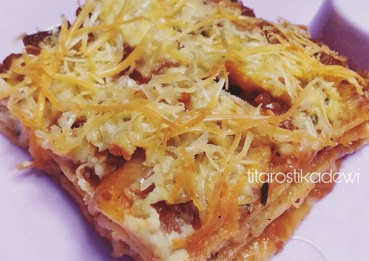Cara termudah untuk Cepat Untuk Mencoba Di RumahLasagna Saus Bolognese 