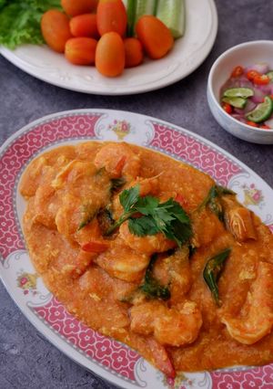 Foto resep Udang Saos Padang
