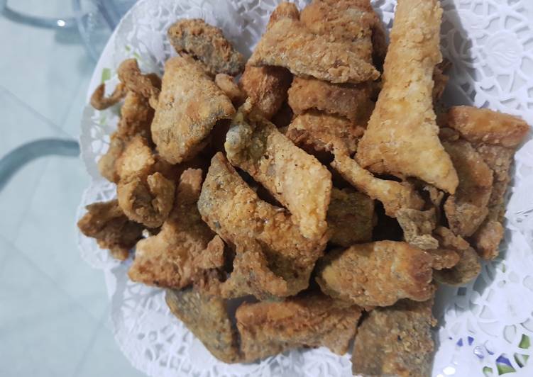 Masakan Unik Salmon skin Enak dan Sehat