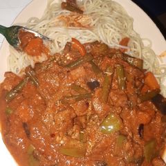 A picture of Vegetable biryani.