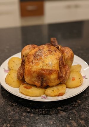 Una foto de Pollo Asado al Horno