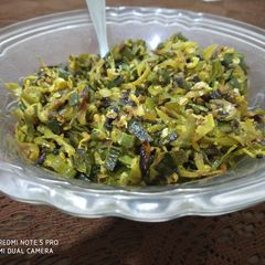 A picture of Kerala Style Bhindi Fry.