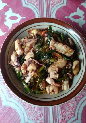 Foto resep Cumi cabe ijo pedas manis😁