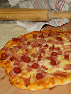 Una foto de Pizza casera