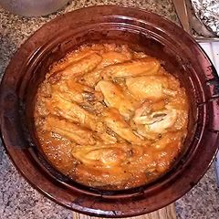 A picture of Mango Habanero chicken wings.