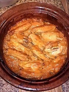 A picture of Mango Habanero chicken wings.