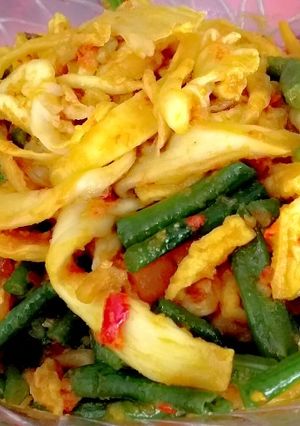 Foto resep Oseng jamur,tahu dan kacang