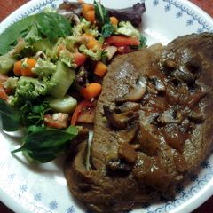 A picture of Crockpot Beef Round Steak.