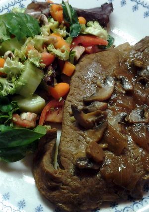 A picture of Crockpot Beef Round Steak.