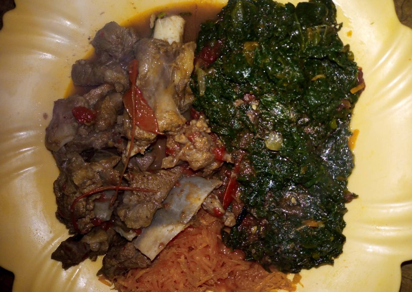 Beef stew with kienyeji #weeklyjikonichallenge