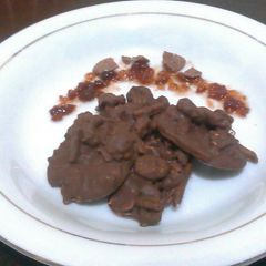A picture of Chocolate chips and nuts.