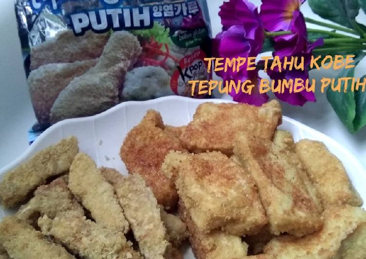 Resep Tempe Tahu Kobe Tepung Bumbu Putih Anti Gagal