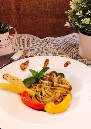 鯷魚紅燒鰻義大利麵 的食譜成品照片