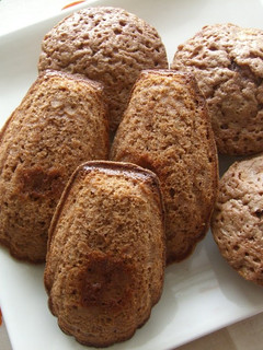 A picture of Walnut and Chocolate Madeleines.