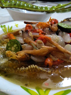 Foto resep Pecak gurame kuah bening