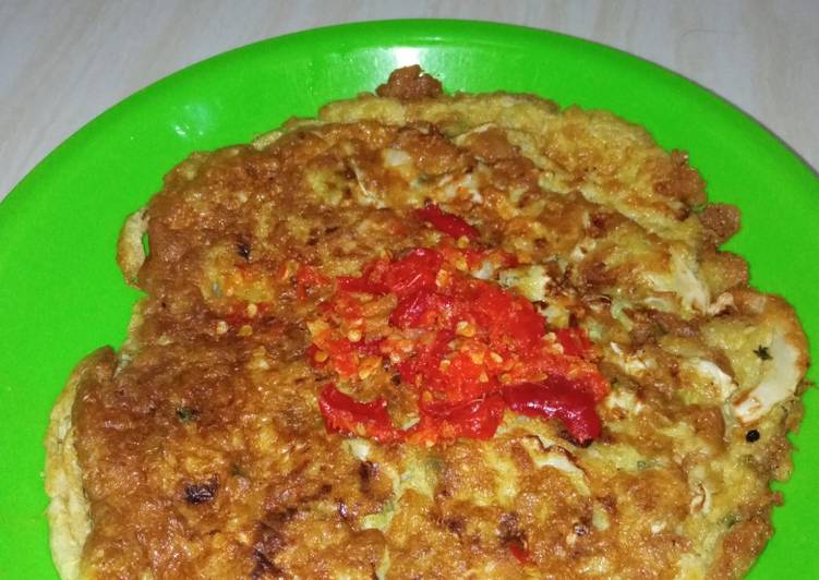 Resep Omelet sayur sambel bawang, Lezat