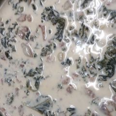 A picture of lighter zuppa toscana soup.