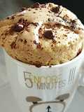 Mug cake noisette pépites chocolat
