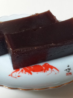 A picture of Kaki (Persimmon) Yokan.