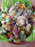 Ceviche de camarón con mango