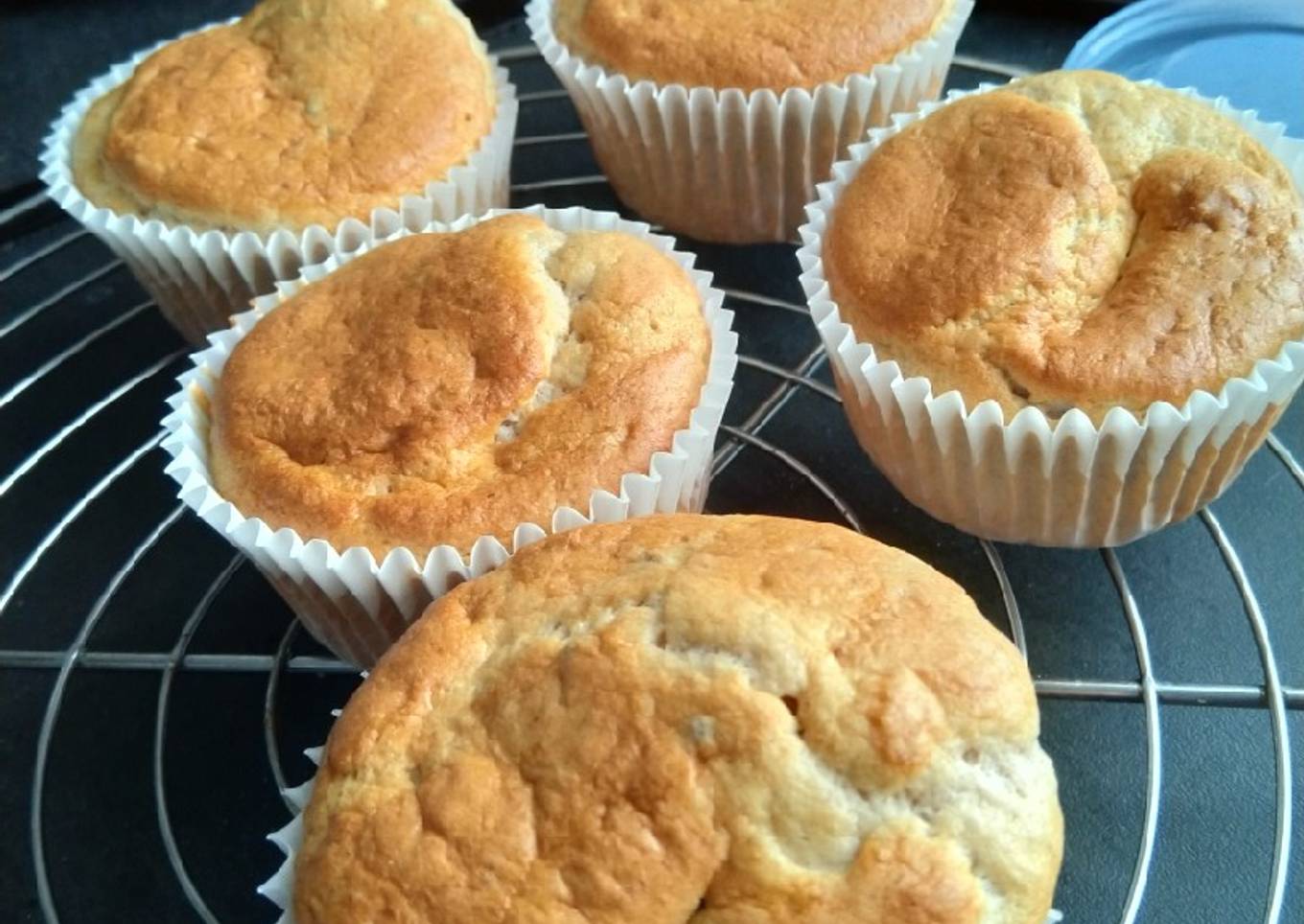 Muffin blanc d'oeuf et crème de marron