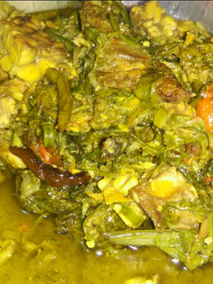 Foto resep Sayur Pakis Pindang Tempe Kuah Santan Pedas