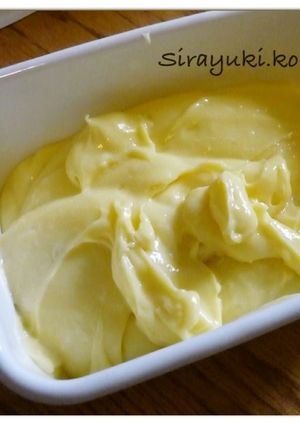 A picture of Easy Custard Cream with Whole Egg (Gluten-Free Possible).