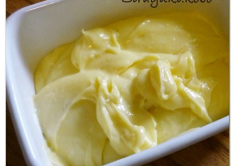 Easy Custard Cream with Whole Egg (Gluten-Free Possible)