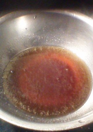 A picture of Brown sugar syrup.