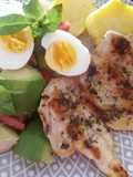 Filete Pechuga de Pollo con Ensalada Fresca