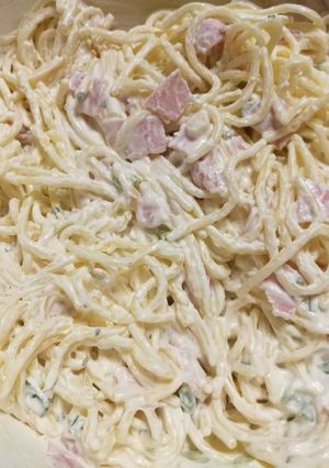 Majonézes spagettisaláta recept fotója