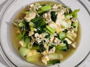 Gambar tumis tahu jamur enoki