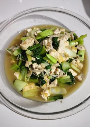 Foto resep Tumis Tahu Jamur Enoki