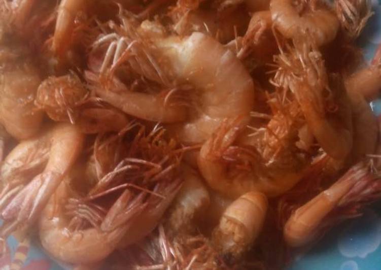 Resep Udang goreng bahan simple banget, Lezat Sekali