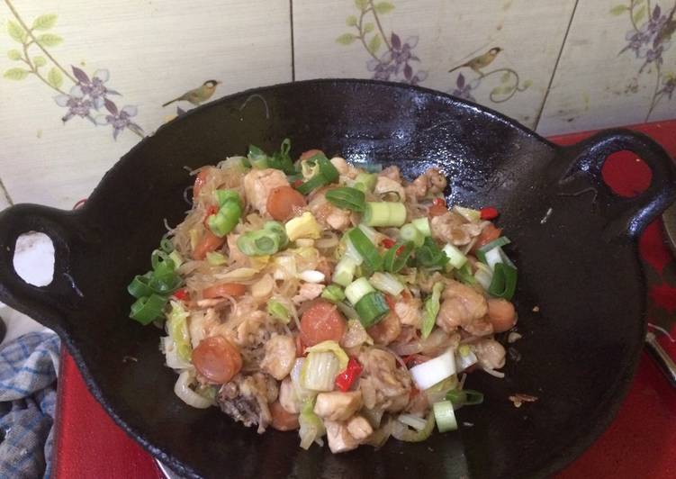 Resep Oseng Bihun Ayam Pedas Lezat