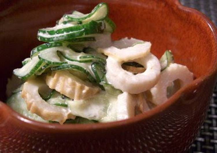 Step-by-Step Guide to Prepare Super Quick Homemade Chikuwa Tossed in Wasabi and Mayo