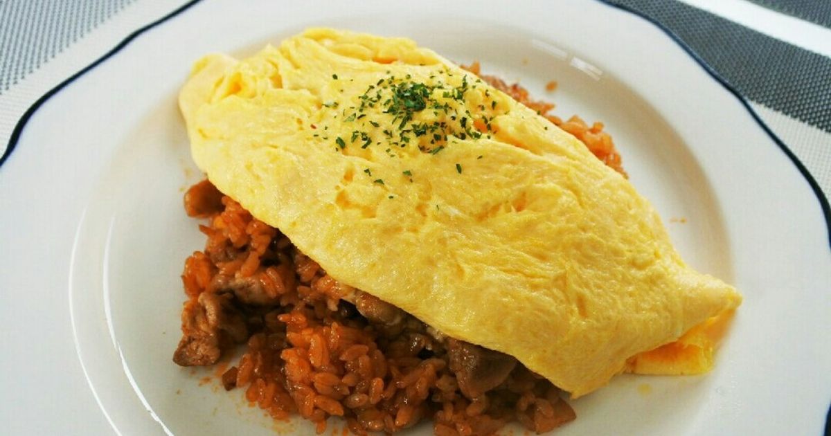 Ouri Rice Slice And Serve Fluffy Omurice (Japanese Omelet Rice) Recipe By Cocookstd