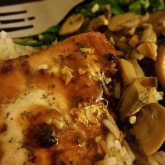 Honey Teriyaki Salmon (frozen) A picture of Honey Teriyaki Salmon (frozen).