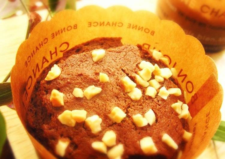 Recipe of Speedy Chocolate x Almond Chocolate Muffins