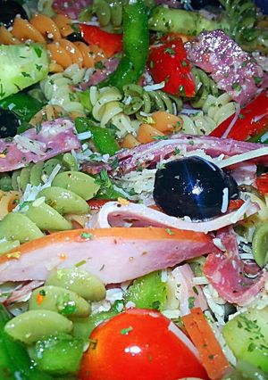 A picture of Antipasto Pasta Salad.