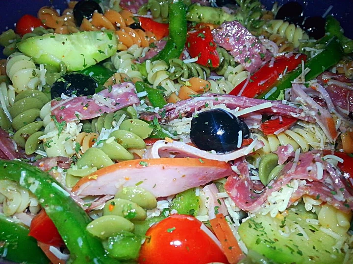 Simple Way Make Recipe Antipasto Pasta Salad that is Delicious, Can Spoil the Tongue}