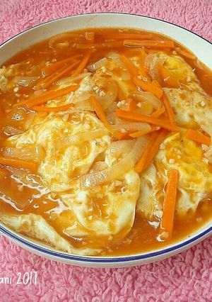 Foto resep Telur ceplok asam manis 🍳