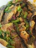 Tangra fish with capsicum